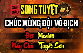 S9 - CHÚC MỪNG ĐỘI VÔ ĐỊCH - SONG TUYỆT MÙA 4