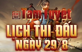 TT3 - LỊCH THI ĐẤU NGÀY 29/8