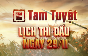 LỊCH THI ĐẤU NGÀY 29/11